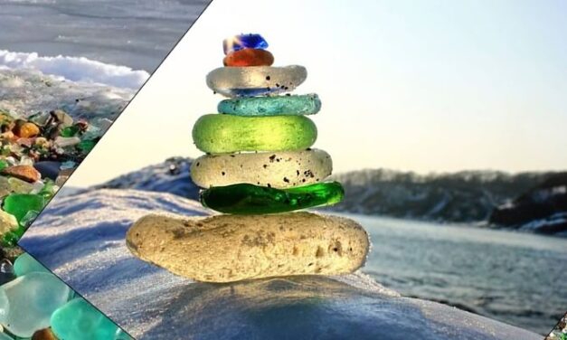 Ussuri Bay One of the most beautiful glass beaches in the world